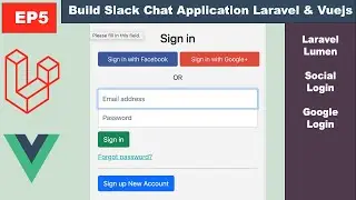 Ep5 Slack Chat Web App Create Google Social Login