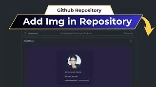 How to Add img or Link in Github Repository #github #githubtutorial