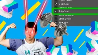 Узнайте секреты PolyCount в Autodesk Maya: как оптимизировать вашу модель и сэкономить время!