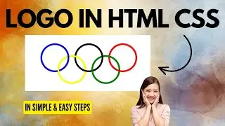 Ollympic logo design in html and css | Pure CSS Logo