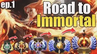 The Road To Immortal Ep.1 - Lasthitting, Map Awareness, Positioning in Dota 2