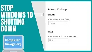 How to Keep Windows 10 From Shutting Down