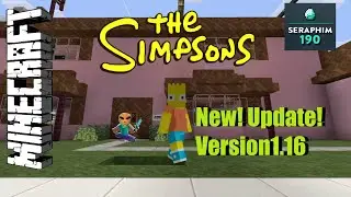 Minecraft: Update Version 1.16 New The Simpsons Characters & Music   Episode: 180