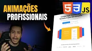 Criando animações profissionais apenas com HTML, CSS e JS🔥