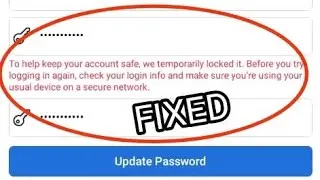 To keep your account safe we temporarily locked it Facebook Problem Solved 2022