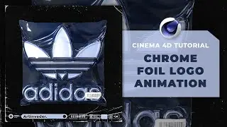 🦾THE MOST INCREDIBLE CHROME ADIDAS LOGO FOIL ANIMATION YOU'VE EVER SEEN!🦾 -15# Cinema 4D Tutorial