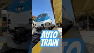 Amtrak Auto Train #53 Flying Through Deland Station Southbound