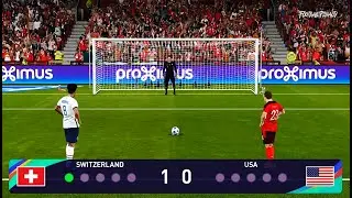 PES 2021 | Switzerland vs USA | International Friendly | Penalty Shootout