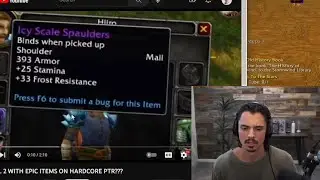 Lvl 2 WITH NAXX SHOULDERS on Classic Hardcore PTR