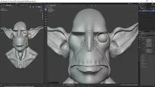Sculpting Goblin In Blender | Speed Sculpt