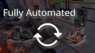 Fully Automated Charcoal Shop (Passive Scrap) - Rust Industrial Update