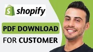 How To Upload A PDF File That Customers Can Download In Shopify | Quick Tutorial (2024)