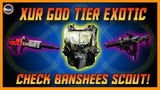 Xur God Roll Titan Exotic! A Classic SMG! Banshee Stunning Strand Scout!