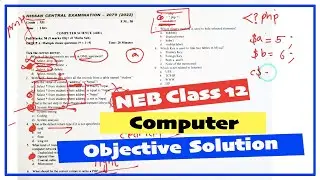 Class 12 Computer HISSAN new course Solution