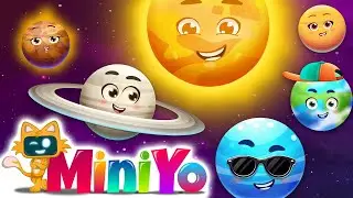 🌍 Planets Song Remix - Educational Kids Song | MiniYo Kids