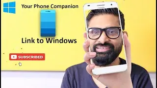 How to Mirror Phone on PC  without any 3rd party software - [Your Phone App]