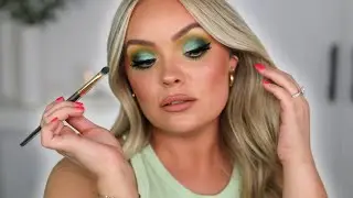 Testing NEW Summer Makeup! Green Smokey Eye Step by Step Makeup Tutorial