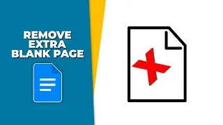 How to remove extra blank page in google docs
