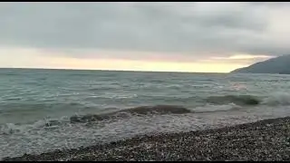Закат Солнца у Черного моря