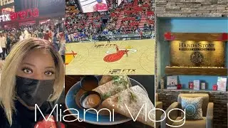 Miami Vlog | Miami Heat Game •Couples Massage •Dinner on The Lake •Meeting Shaq
