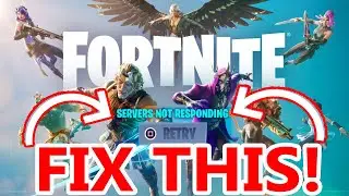 How To Fix Fortnite Servers Not Responding Chapter 5 Season 2 | Why Is Fortnite Servers Down?