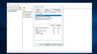 Assign Permissions To Manage Certificate Authority Windows Server 2016