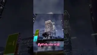 Night drive in Vuntra City #vr #gaming #unrealengine