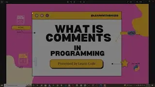 What Is Comments in programming 