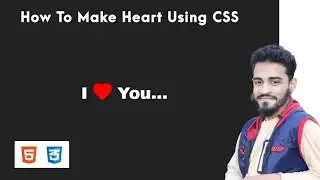 ❤️ How To Make Heart Shape & Heartbeat Animation using Only HTML & CSS | Source Code ❤️