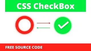 CSS Custom Animated Checkbox No Image - How To Make CSS Switch / Toggle / Custom Checkbox - Only CSS