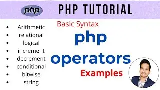 operators in php | php operators | php tutorial for beginners full in hindi