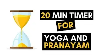 20 minutes timer for Yoga exercises / Pranayam (ONLY 20 MINUTE TIMER)