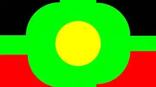 GREEN SCREEN TRANSITION BLACK RED YELLOW