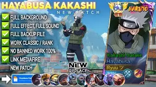 Script Skin Hayabusa Kakashi - Kakashi Hatake No Password | Full Effect Voice | Patch Terbaru