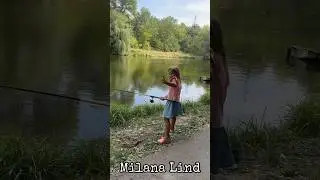 На рибалці дівчина! Підписуйтесь на мій канал #MilanaLind