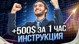 📈+500$ ЗА 1 ЧАС на ТРЕЙДИНГЕ! [Пошаговая Инструкция Заработка на Трейдинге]