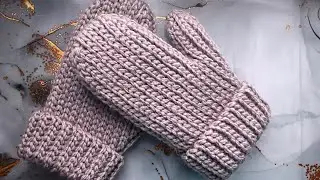 🔥✨ NO ONE WILL BELIEVE that they are crocheted!!! The warmest DIY mittens
