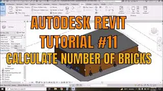 How to Calculate number of Bricks in Revit structure