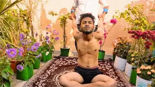 Relaxing Indian Village Side Full Body Massage With loud Neck And Ear Cracking II ASMR