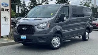 2021 Ford T-150 Transit Low Roof Crew Van + Seats 5, Running Boards, AWD Review | Island Ford