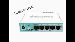 Mikrotik hard reset
