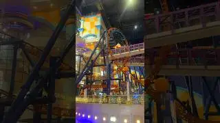 INSANE Roller Coaster inside Shopping Mall! 