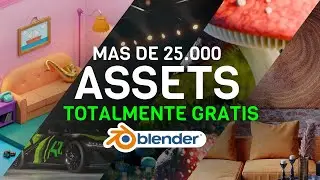 ESTOS SON LOS MEJORES ASSETS  GRATIS para ARTISTAS 3D 🔥 | Blender
