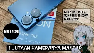 1 JUTAAN PUNYA OIS LASER AF + LENSA 50MP TELE 2X ZOOM | UNBOXING & REVIEW KAMERA TECNO CAMON 19 PRO