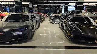 Koenigsegg Jesko Attack or Bugatti Chiron hypercar walk around