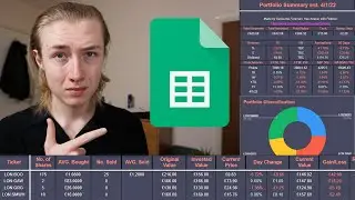 How to Build a Live Stock Portfolio Spreadsheet! Google Sheets UK