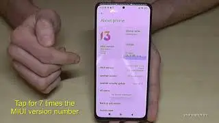 Redmi Note 11: How to enable the Developer Options? for USB Debugging etc.