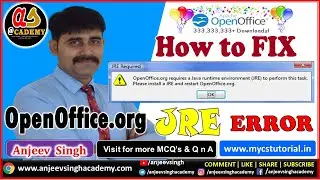 JRE error Fixed openoffice | How to fix Java JRE in OpenOffice | OpenOffice Java JRE error Fixed
