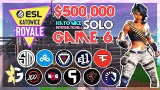 $500,000 🥊ESL Katowice Solo🥊 Game 6 Viewing Party (Fortnite)