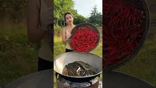 Fish stir-fry with chili cook recipe 